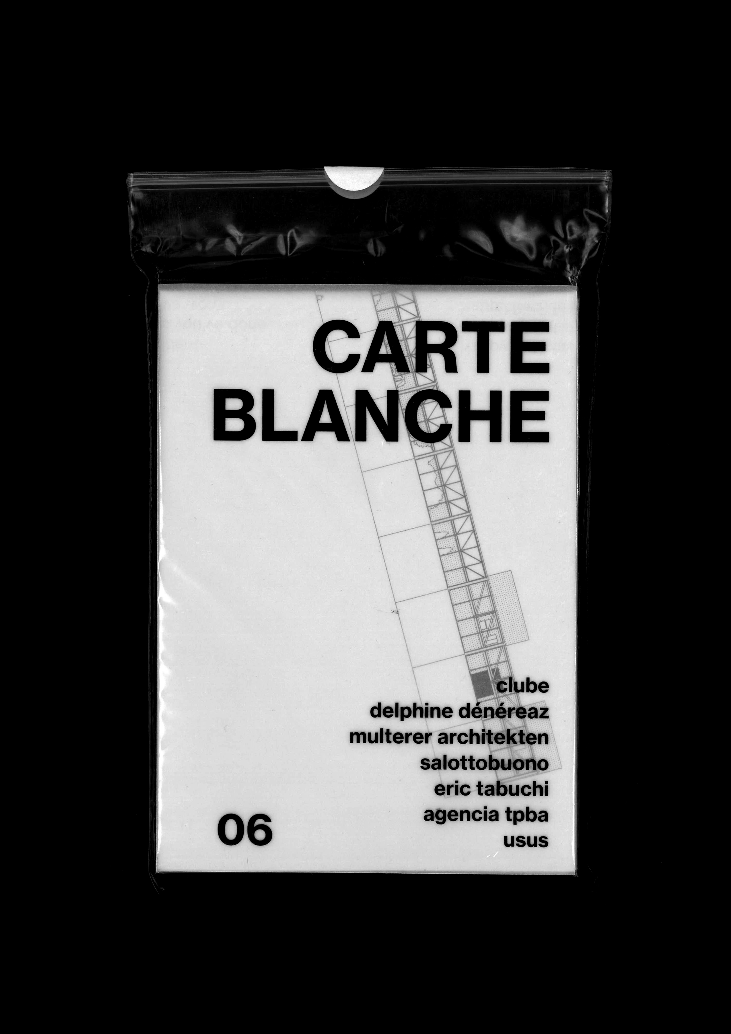 Technè bookshop - Livre - Carte Blanche 06